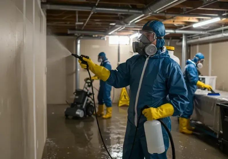 Basement Sanitization and Antimicrobial Treatment process in Saint Michael, MN